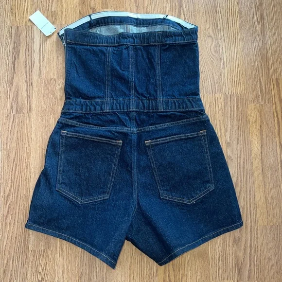 Strapless Denim Romper - Picture 7 of 7